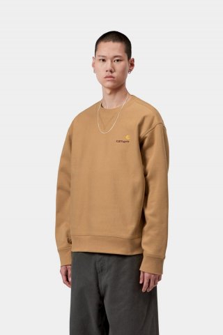 Carhartt American Script Sweatshirt - WIP Dusty H Carhartt American Script Sweatshirt - WIP Dusty H
