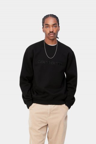 Carhartt Sweatshirt - Schwarz / Schwarz Carhartt Sweatshirt - Schwarz / Schwarz