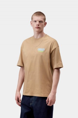 Carhartt S/S Luggage Label T-Shirt - Dusty H. Brown Carhartt S/S Luggage Label T-Shirt - Dusty H. Brown