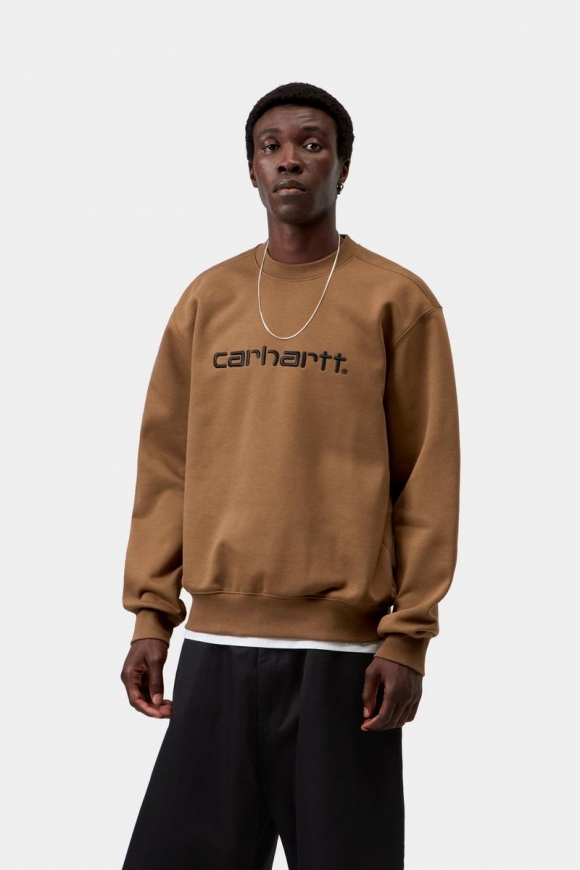 Carhartt Sweatshirt - WIP H Braun / Schwarz Carhartt Sweatshirt - WIP H Braun / Schwarz
