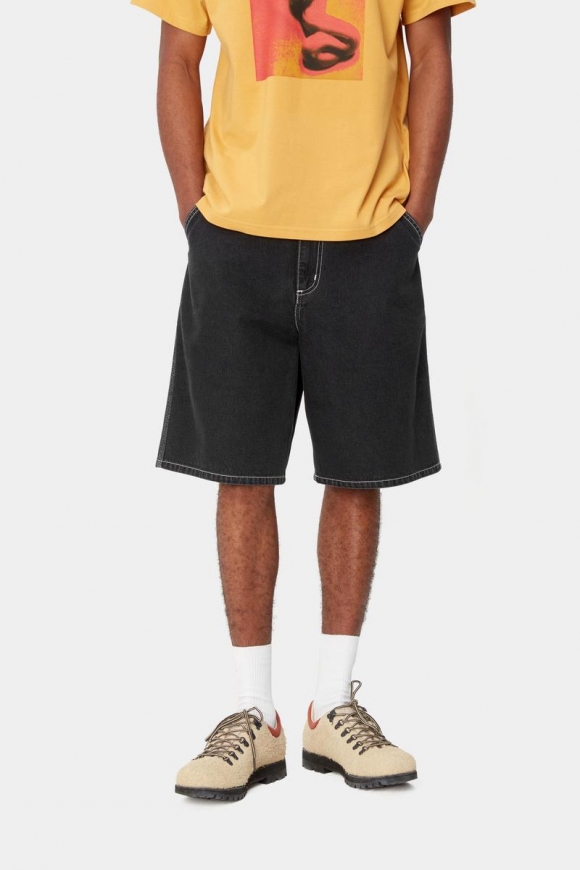 Carhartt Simple Short - Schwarz, Stonewashed Carhartt Simple Short - Schwarz, Stonewashed