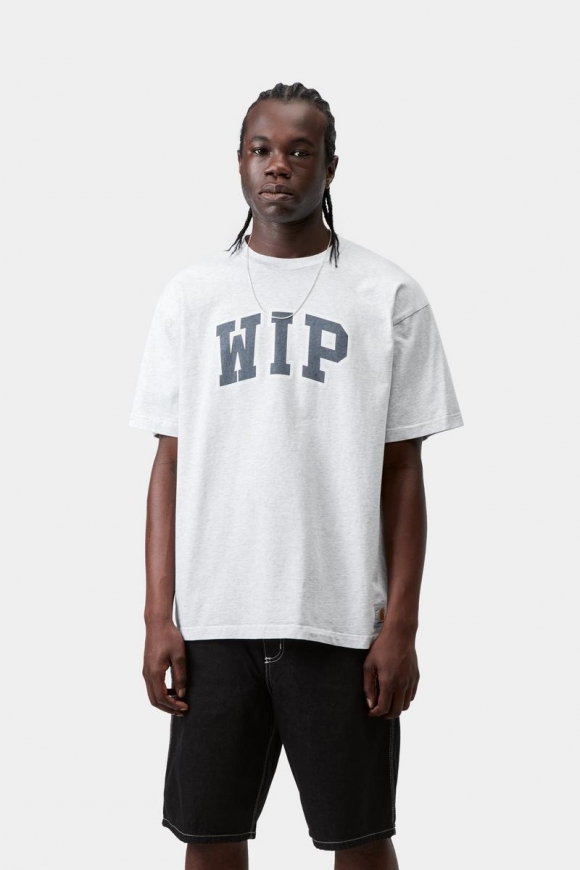 Carhartt S/S WIP III T-Shirt - Ash Heather, Heavy Stone Wash Carhartt S/S WIP III T-Shirt - Ash Heather, Heavy Stone Wash