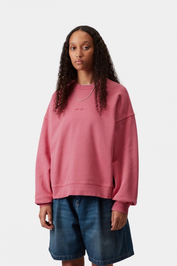Carhartt Benton Sweatshirt - Primel, stückgefärbt Carhartt Benton Sweatshirt - Primel, stückgefärbt