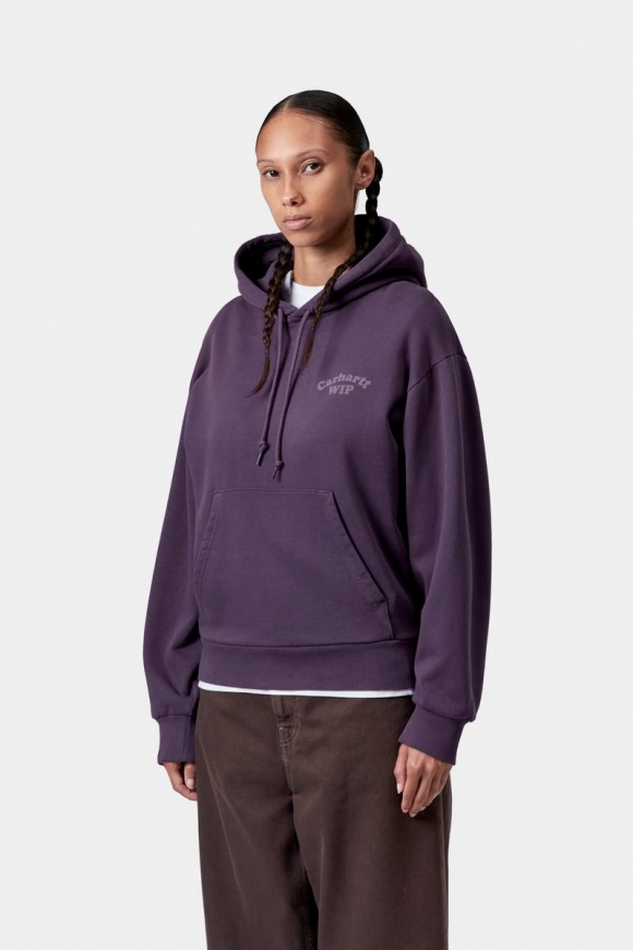 Carhartt Hooded Modality Sweatshirt - Lokers, Steingefärbt Carhartt Hooded Modality Sweatshirt - Lokers, Steingefärbt