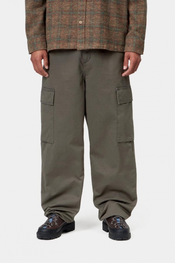 Carhartt Kade Cargo Pant - Schungit, Stein gewaschen Carhartt Kade Cargo Pant - Schungit, Stein gewaschen