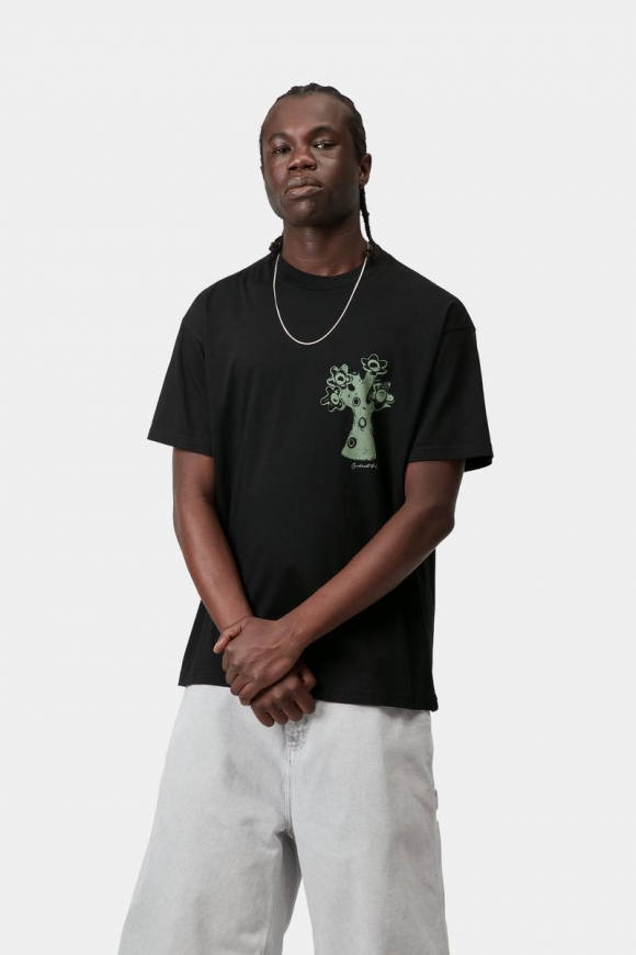 Carhartt S/S Forma T-Shirt - Schwarz, schwere Steinwäsche Carhartt S/S Forma T-Shirt - Schwarz, schwere Steinwäsche