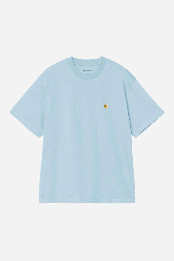 Carhartt S/S Chase T-Shirt - Turmalin / Gold