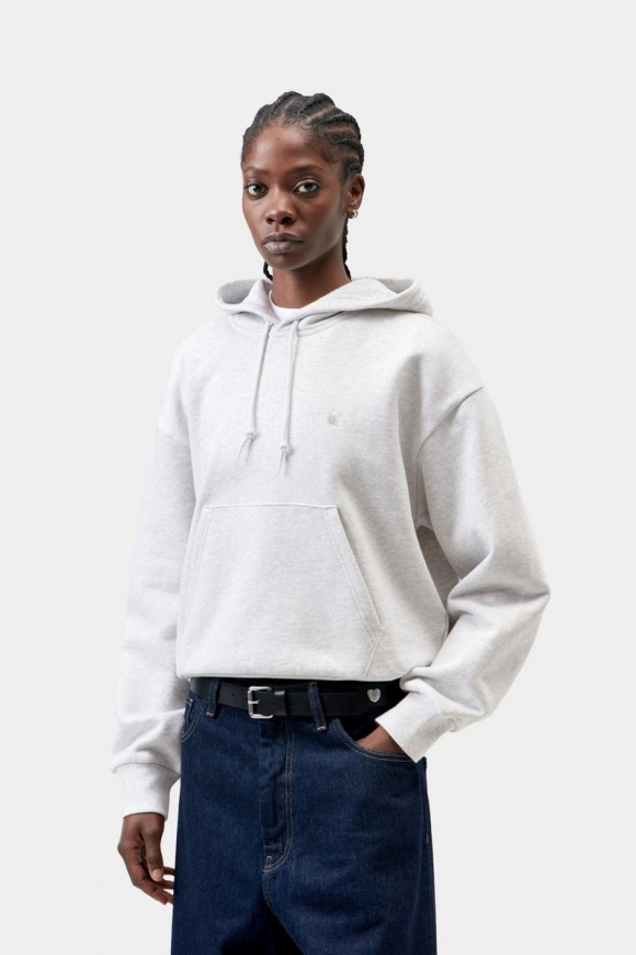 Carhartt Hooded Casey Sweatshirt - Aschenheide / Silber Carhartt Hooded Casey Sweatshirt - Aschenheide / Silber