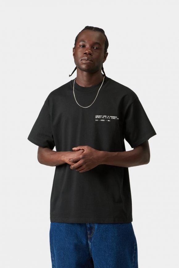 Carhartt S/S Feather Progress T-Shirt - Schwarz Carhartt S/S Feather Progress T-Shirt - Schwarz