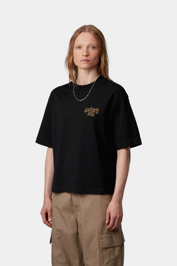 Carhartt S/S Blackletter T-Shirt - Schwarz Carhartt S/S Blackletter T-Shirt - Schwarz