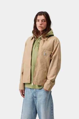 Carhartt Detroit Jacket - Dusty H Brown / Dusty H Brown, Steinleinwand Carhartt Detroit Jacket - Dusty H Brown / Dusty H Brown, Steinleinwand