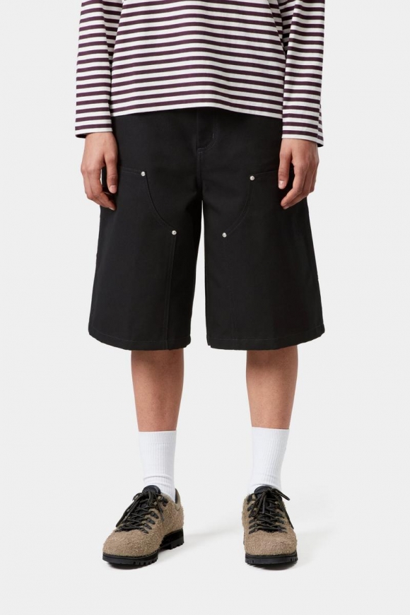 Carhartt Nixon Double Knee Short - Schwarz, starr Carhartt Nixon Double Knee Short - Schwarz, starr