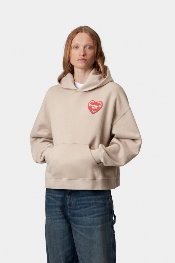 Carhartt Hooded Hartt Case Sweatshirt - Fleur De Sel Carhartt Hooded Hartt Case Sweatshirt - Fleur De Sel