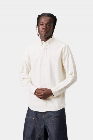 Carhartt L/S Bolton Shirt - Wachs, stückgefärbt Carhartt L/S Bolton Shirt - Wachs, stückgefärbt