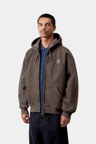 Carhartt Hooded Vista Jacket - Tabak, Stückgefärbt Carhartt Hooded Vista Jacket - Tabak, Stückgefärbt