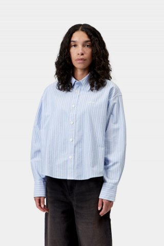 Carhartt L/S Kanan Shirt - Kanan-Streifen, Bleichmittel Carhartt L/S Kanan Shirt - Kanan-Streifen, Bleichmittel
