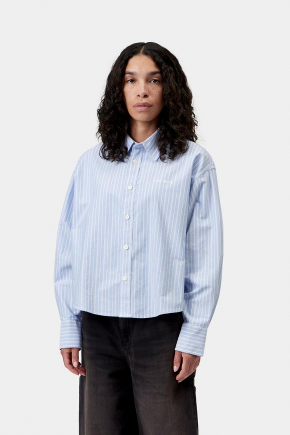 Carhartt L/S Kanan Shirt - Kanan-Streifen, Bleichmittel Carhartt L/S Kanan Shirt - Kanan-Streifen, Bleichmittel