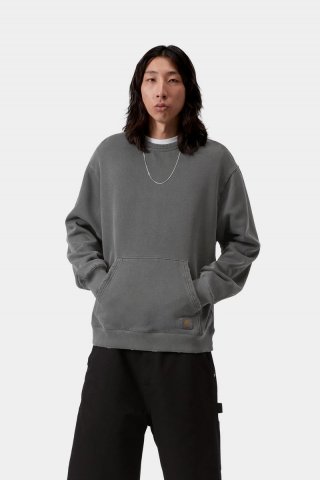 Carhartt Torion Sweatshirt - Schwarz, Grind-Waschung Carhartt Torion Sweatshirt - Schwarz, Grind-Waschung