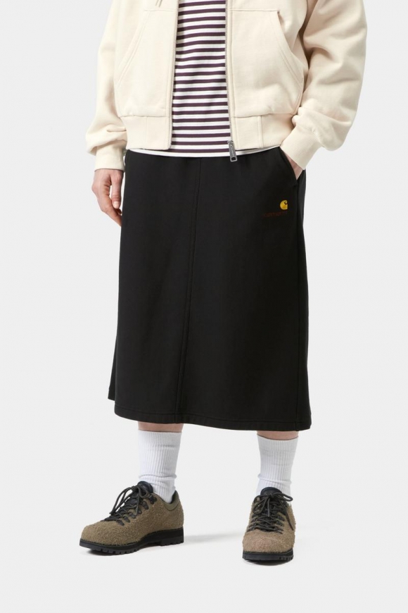 Carhartt American Script Sweat Skirt - Schwarz