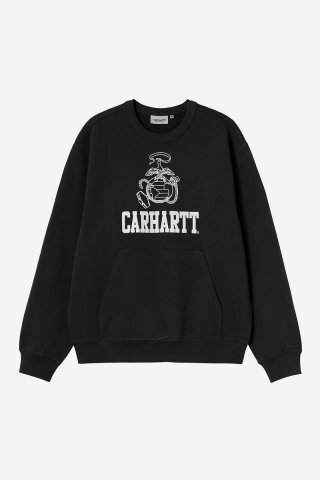 Carhartt Pond Corps Sweatshirt - Schwarz Carhartt Pond Corps Sweatshirt - Schwarz