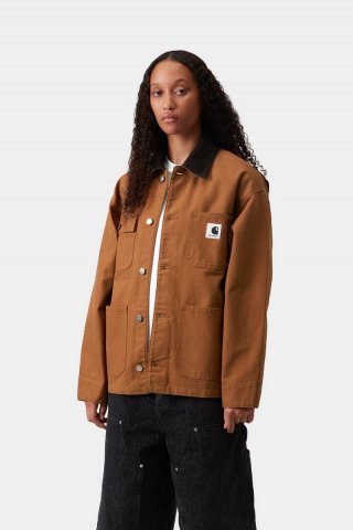 Carhartt OG Michigan Coat (Summer) - Hamilton Brown / Tabak, gespült Carhartt OG Michigan Coat (Summer) - Hamilton Brown / Tabak, gespült