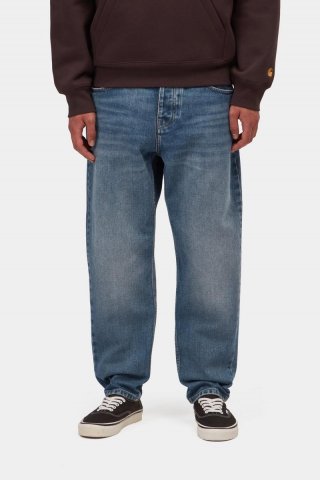 Carhartt Newel Pant - Blau, dunkle Used-Waschung Carhartt Newel Pant - Blau, dunkle Used-Waschung