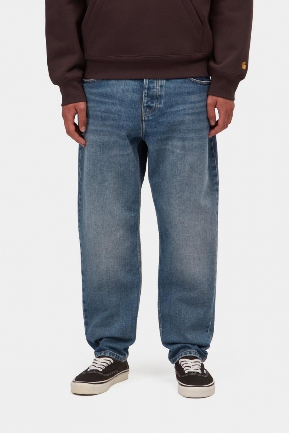 Carhartt Newel Pant - Blau, dunkle Used-Waschung Carhartt Newel Pant - Blau, dunkle Used-Waschung