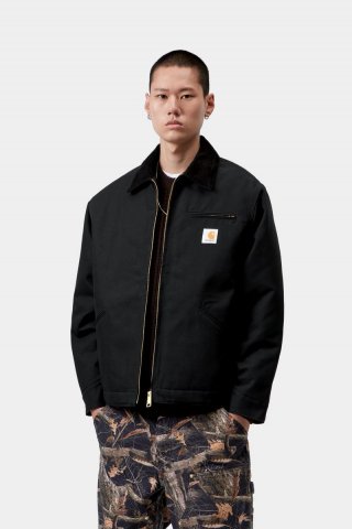 Carhartt OG Detroit Jacket (Winter) - Schwarz / Schwarz, starr Carhartt OG Detroit Jacket (Winter) - Schwarz / Schwarz, starr