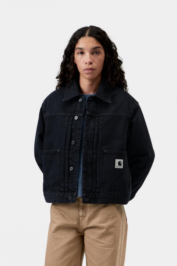 Carhartt Belmar Jacket - Schwarz, Stonewashed Carhartt Belmar Jacket - Schwarz, Stonewashed