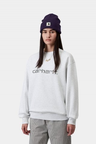 Carhartt Sweatshirt - Aschenheide / Samtgrün