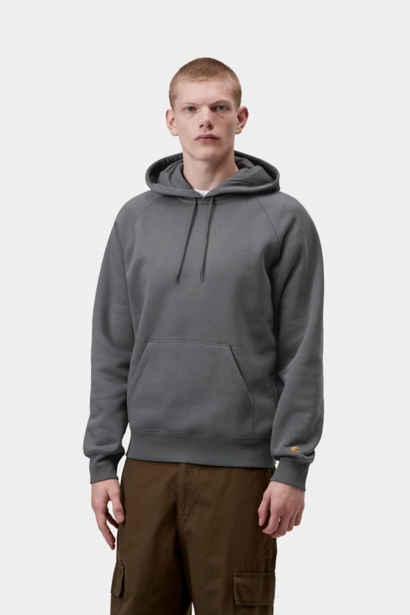 Carhartt Hooded Chase Sweatshirt - Styx / Gold Carhartt Hooded Chase Sweatshirt - Styx / Gold