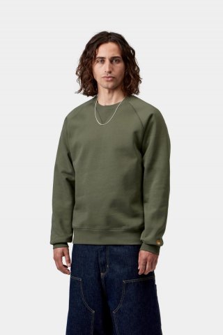 Carhartt Chase Sweatshirt - Blatt / Gold Carhartt Chase Sweatshirt - Blatt / Gold