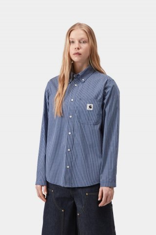 Carhartt L/S Groff Shirt - Groff-Karo, Blau Carhartt L/S Groff Shirt - Groff-Karo, Blau