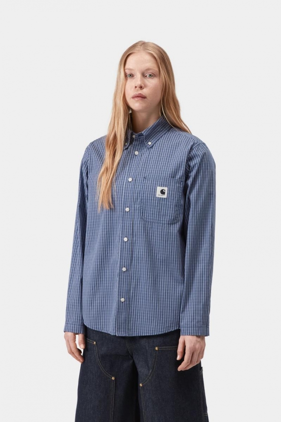 Carhartt L/S Groff Shirt - Groff-Karo, Blau Carhartt L/S Groff Shirt - Groff-Karo, Blau