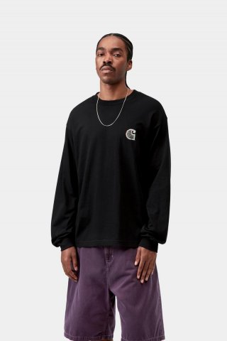 Carhartt L/S Mind Your Head T-Shirt - Schwarz Carhartt L/S Mind Your Head T-Shirt - Schwarz