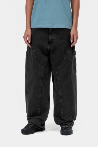 Carhartt Brandon Double Knee Pant - Schwarz, Stonewashed Carhartt Brandon Double Knee Pant - Schwarz, Stonewashed