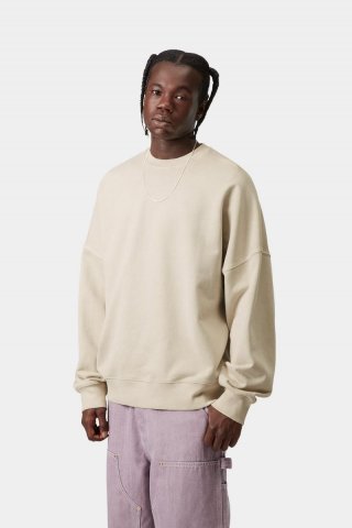 Carhartt RGGD Sweatshirt - Fleur De Sel, stückgefärbt Carhartt RGGD Sweatshirt - Fleur De Sel, stückgefärbt