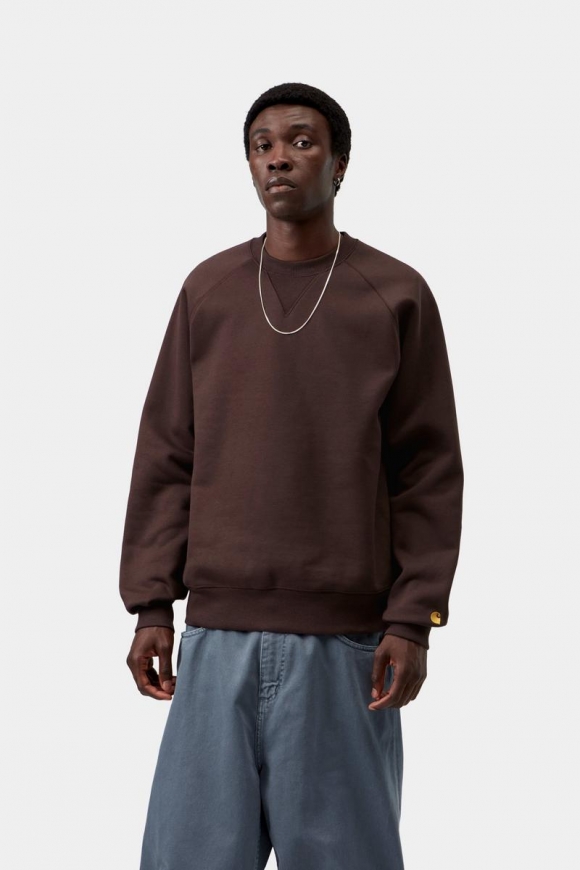 Carhartt Chase Sweatshirt - Palisander / Gold Carhartt Chase Sweatshirt - Palisander / Gold