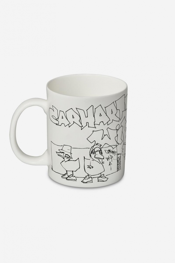 Carhartt Blinkerfluid Mug - Weiß / Schwarz Carhartt Blinkerfluid Mug - Weiß / Schwarz