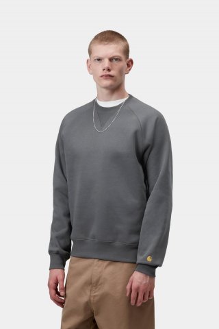 Carhartt Chase Sweatshirt - Styx / Gold Carhartt Chase Sweatshirt - Styx / Gold