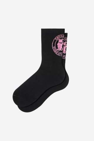 Carhartt Hugging Cats Socks - Schwarz Carhartt Hugging Cats Socks - Schwarz