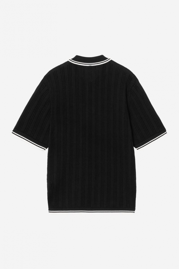 Carhartt S/S Ramsey Polo - Schwarz / Wachs Carhartt S/S Ramsey Polo - Schwarz / Wachs