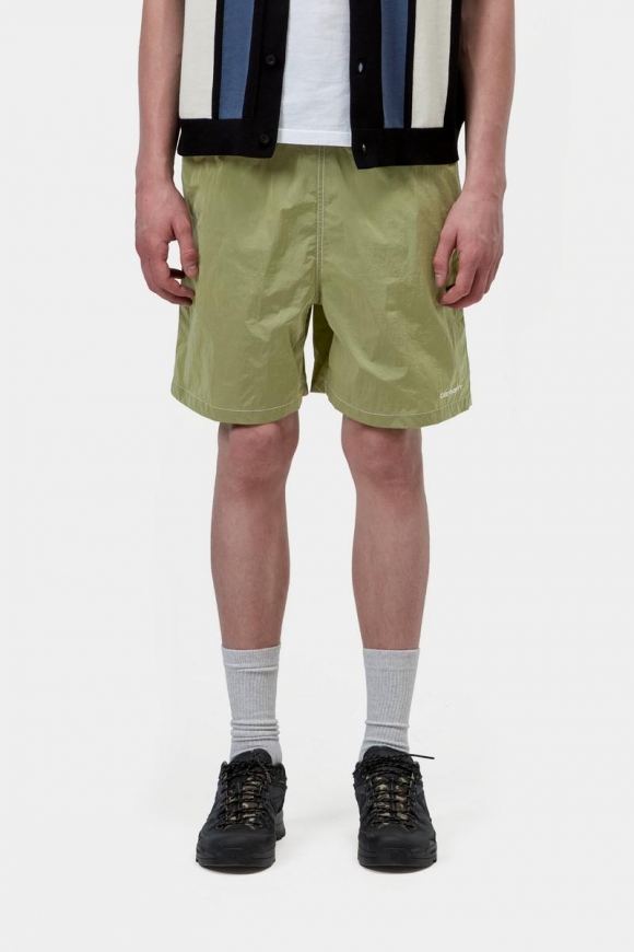 Carhartt Canby Swim Trunks - Sanftes Grün / Weiß