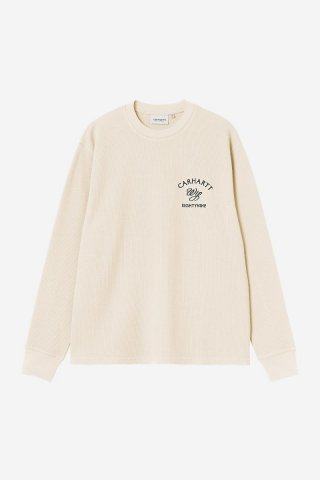 Carhartt L/S Eightynine Waffle T-Shirt - Natur / Schwarz Carhartt L/S Eightynine Waffle T-Shirt - Natur / Schwarz