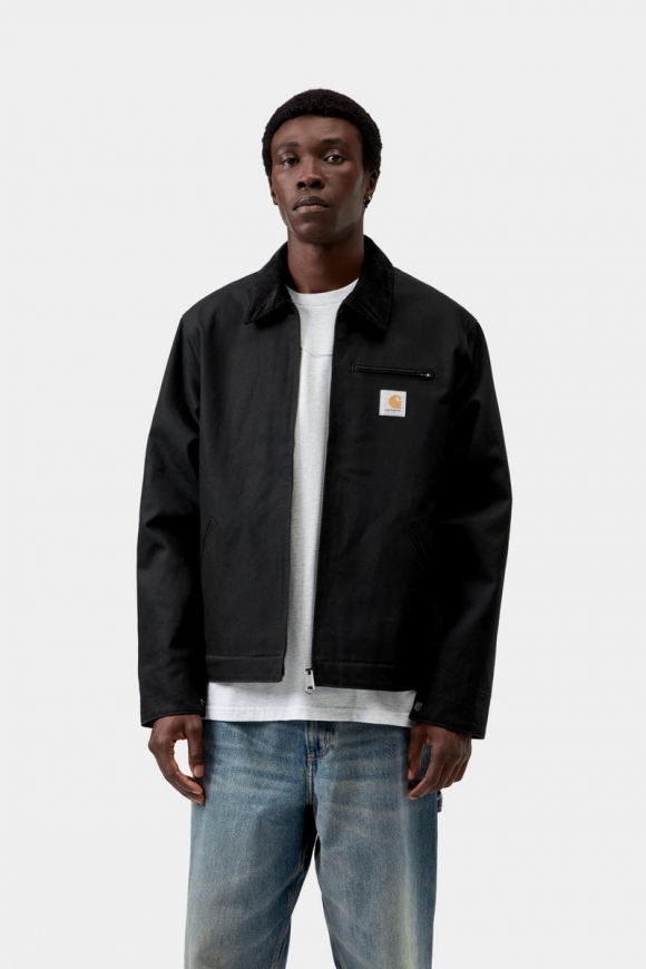 Carhartt Detroit Jacket (Winter) - Schwarz / Schwarz, starr Carhartt Detroit Jacket (Winter) - Schwarz / Schwarz, starr