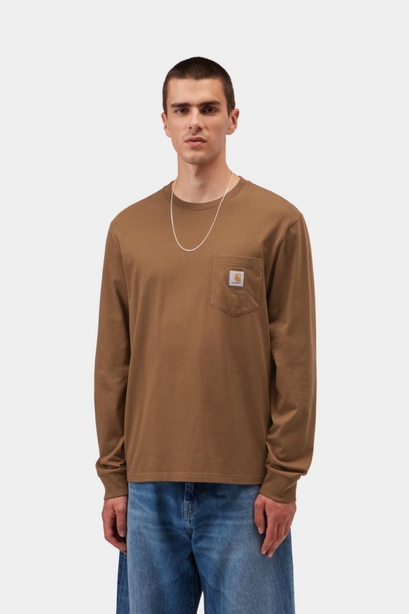 Carhartt L/S Pocket T-Shirt - WIP H Braun