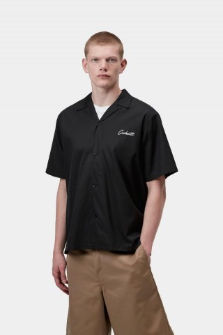 Carhartt S/S Delray Shirt - Schwarz / Weiß Carhartt S/S Delray Shirt - Schwarz / Weiß
