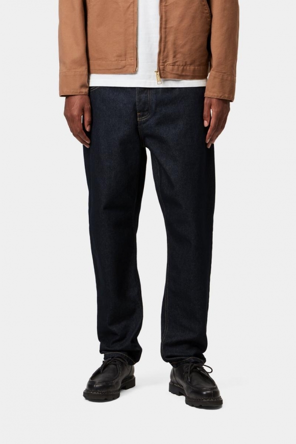 Carhartt Newel Pant - Blau, einmal gewaschen Carhartt Newel Pant - Blau, einmal gewaschen