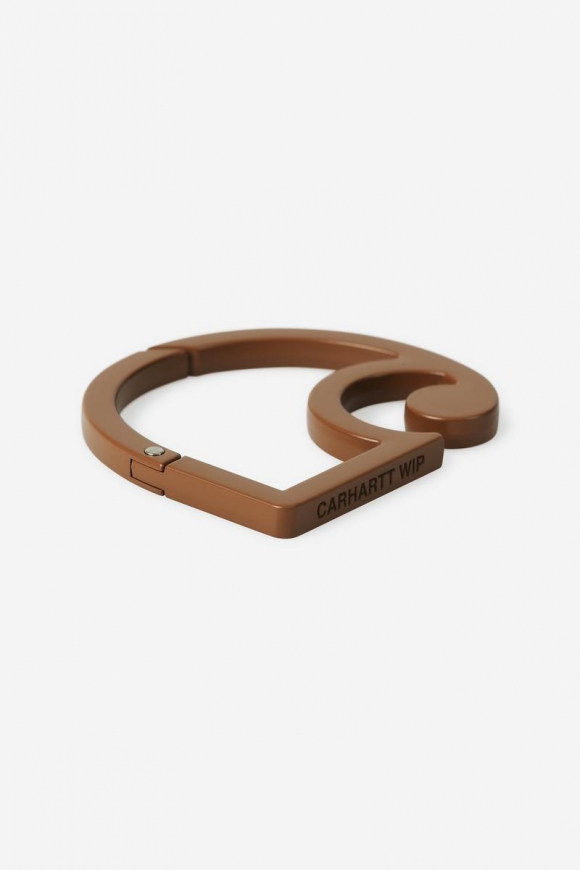 Carhartt C-Logo Carabiner - Braun Carhartt C-Logo Carabiner - Braun