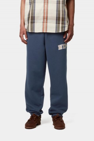 Carhartt WIP Sweat Pant - Dunkelblau, Stonewashed